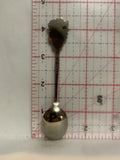 Victoria BC Butchart Gardens Rose Flower Souvenir Spoon