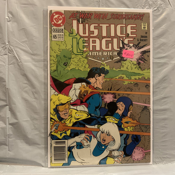 #65 Justice League America at war with Starbreaker DC Comics BH 8708