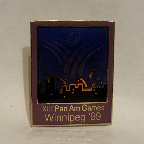 XIII Pan Am Games Winnipeg '99 Manitoba Lapel Hat Pin