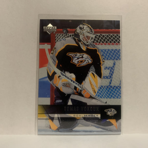 #108 Tomas Vokoun Nashville Predators 2006-07 Upper Deck Series One Hockey Card JI