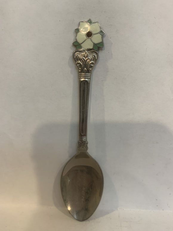 Harrison Hot Springs BC Dogwood Flower Souvenir Spoon