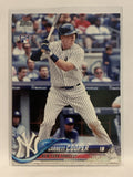 #181 Garrett Cooper Rookie New York Yankees 2018 Topps Series One Baseball Card