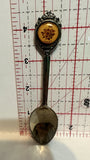 Pickering Ontario February Violet Flower Souvenir Spoon
