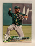 #198 Marcus Semien Oakland Athletics 2018 Topps Series One Baseball Card