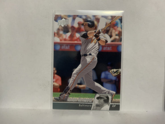 #76 Nolan Reimold Baltimore Orioles 2010 Upper Deck Series 1 Baseball Card NG