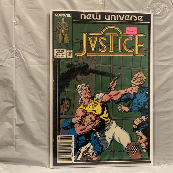 #8 Jvstice New Universe Marvel Comics BH 8725
