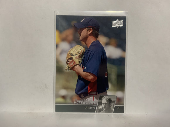 #68 Derek Lowe Atlanta Braves 2010 Upper Deck Series 1 Baseball Card NG