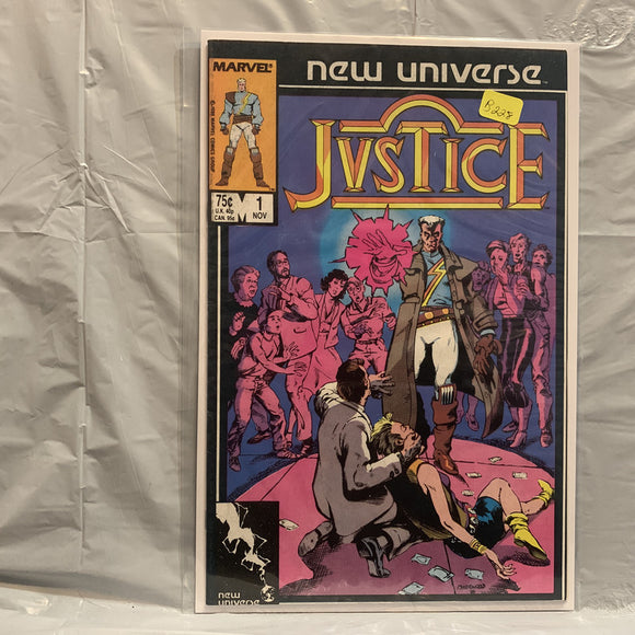 #1 Jvstice New Universe Marvel Comics BH 8726