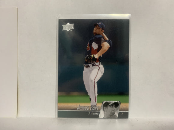 #69 James Parr Atlanta Braves 2010 Upper Deck Series 1 Baseball Card NH