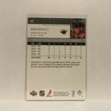 #97 Nick Schultz Minnesota Wild 2006-07 Upper Deck Series One Hockey Card JJ