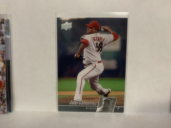 #51 Juan Gutierrez Arizona Diamondbacks 2010 Upper Deck Series 1 Baseball Card NH