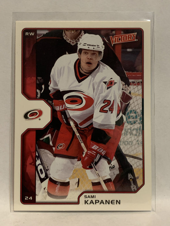 #36 Sami Kapanen Carolina Hurricanes 2002-03 Upper Deck Victory Hockey Card