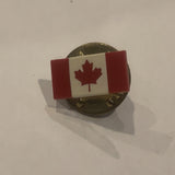 Canadian Flag Lapel Hat Pin AV