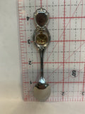 Key West Florida Hibiscus Flower Sand Dollar Souvenir Spoon