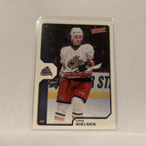 #64 Chris Nielsen Columbus Blue Jackets  2002-03 UD Victory Hockey Card AG
