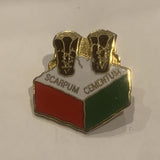 Scarpum Cementum Boots Lapel Hat Pin AV