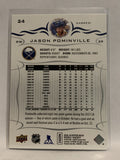 #24 Jason Pominville Buffalo Sabres 2018-19 Upper Deck Series One Hockey Card