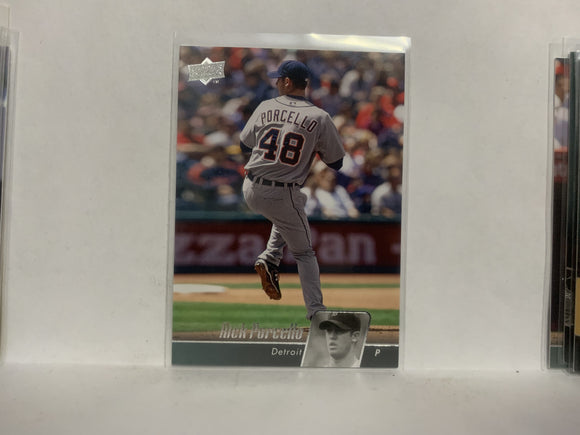 #206 Rick Porcello Detroit Tigers 2010 Upper Deck Series 1 Baseball Card NH