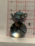 Red Deer Tea Pot Clock Alberta Souvenir Spoon