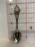 Edmonton Alberta Wild Rose Flower Souvenir Spoon