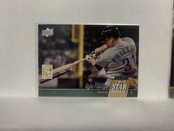 #32 Kyle Phillips Rookie Toronot Blue Jays 2010 Upper Deck Series 1 Baseball Card NH