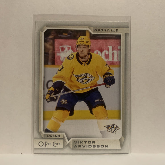 #61 Viktor Arvidsson Nashville Predators 2018-19 O-Pee-Chee Hockey Card JK