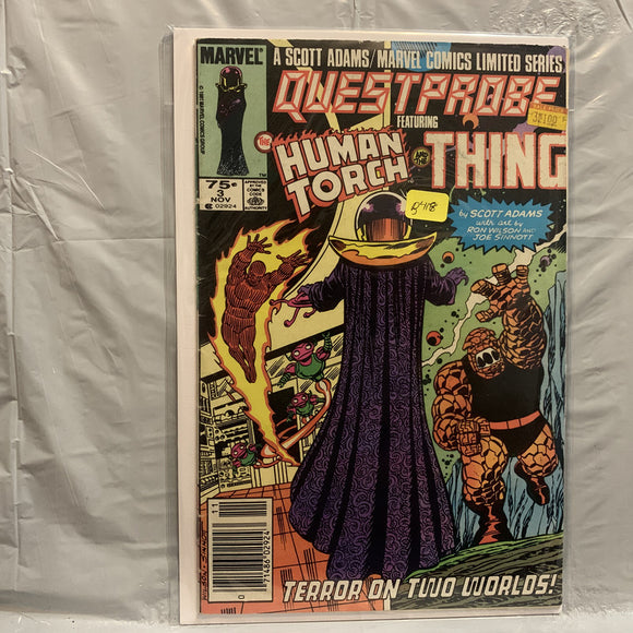 #3 Questprobe Featuring Human Torch and The Thing Terror on Two worlds Marvel Comics BI 8769