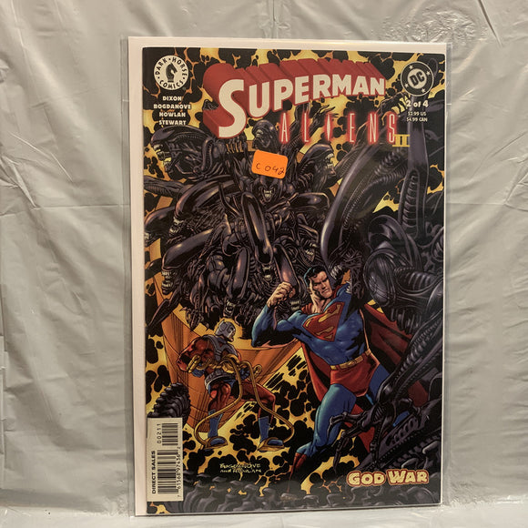 #2 of 4 Superman Aliens II God War Dark Horse Comics BI 8776