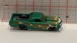 Green Flames '71 El Camino Hot Wheels Toy Diecast Car