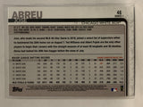 #46 Jose Abreu Chicago Whitte Sox 2019 Topps Series One Baseball Card