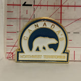 Canada's Northwest Territories Polar Bear Lapel Hat Pin