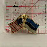 United States Eygpt Friendship Flags Lapel Hat Pin