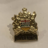 Alberta Coat of Arms Lapel Hat Pin AW