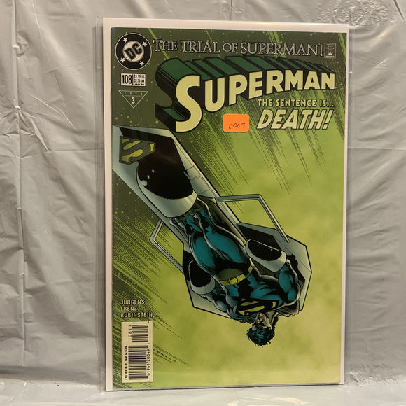 #108 Superman The Sentence is Death The Trial of Superman DC Comics BI 8791