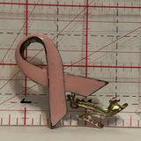 Pink Ribbon Shoe Lapel Hat Pin