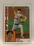 #T84-13 Luke Weaver St Louis Cardinals 2019 Topps Series One Baseball Card