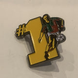 #1 Soccer Football Player Lapel Hat Pin AW