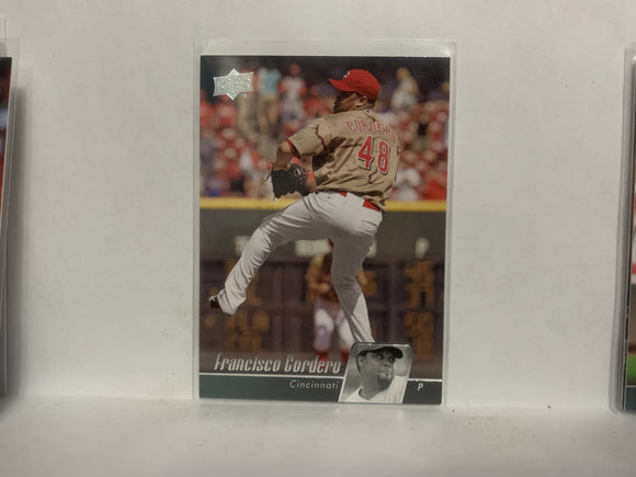 #155 Francisco Cordero Cincinnati Reds 2010 Upper Deck Series 1 Baseball Card NI