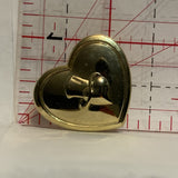 Top Hat on a Hat on a Heart Lapel Hat Pin