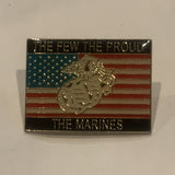 The Few The Proud The Marines Patch Lapel Hat Pin AW