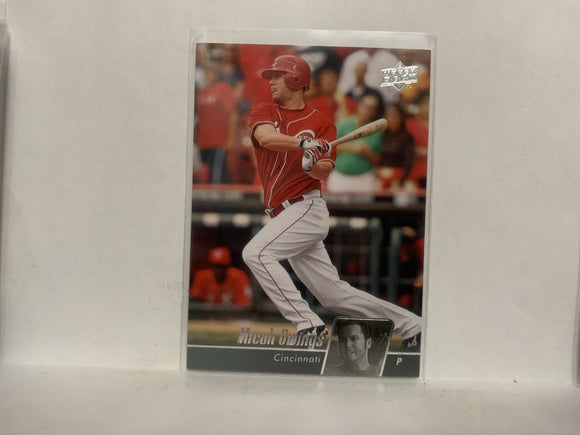 #153 Micah Owings Cincinnati Reds  2010 Upper Deck Series 1 Baseball Card NI