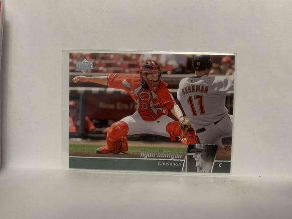 #150 Ryan Hanigan Cincinnati Reds 2010 Upper Deck Series 1 Baseball Card NI