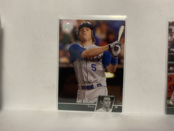 #496 Ian Kinsler Texas Rangers 2010 Upper Deck Series 1 Baseball Card NI