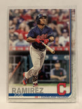 #223 Jose Ramirez Cleveland Indians 2019 Topps Series One Baseball Card