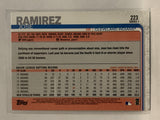#223 Jose Ramirez Cleveland Indians 2019 Topps Series One Baseball Card