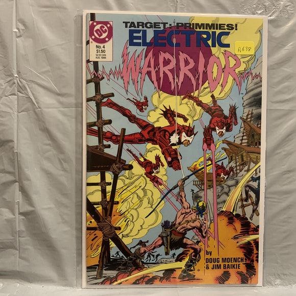 #4 Electric Warrior Target Primmies DC Comics BI 8809