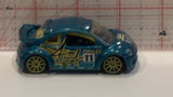 Blue #11 Volkswagen New Beetle Cup Hot Wheels Toy Diecast Car