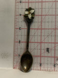 White Petal Flower Souvenir Spoon