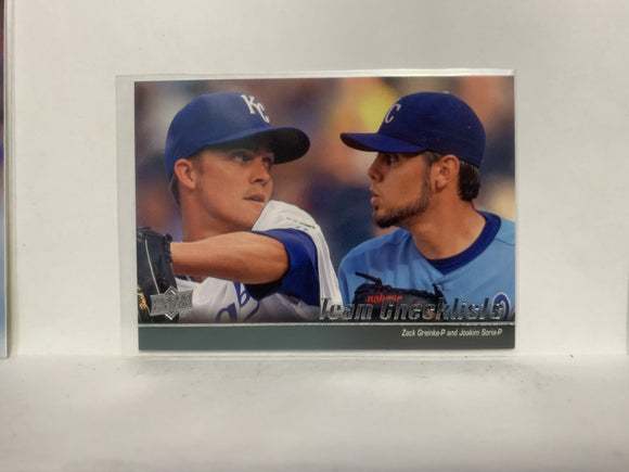 #583 Checklist Kansas City Royals 2010 Upper Deck Series 1 Baseball Card NJ