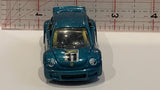 Blue #11 Volkswagen New Beetle Cup Hot Wheels Toy Diecast Car